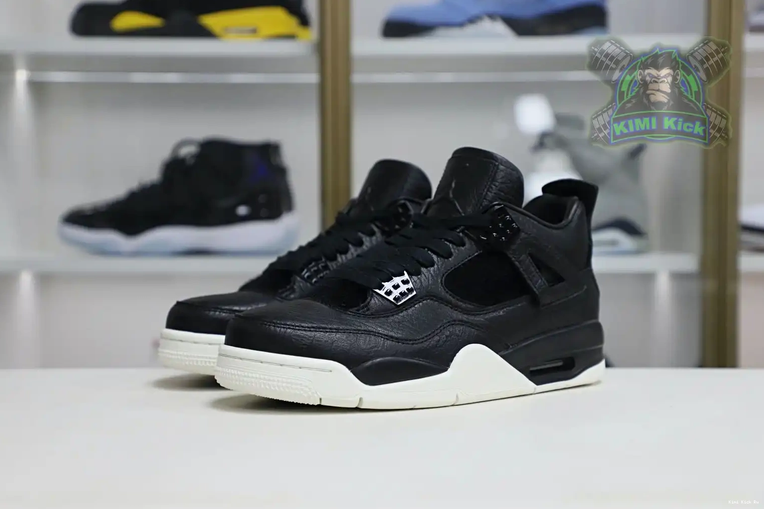 Jordan black retro Kimikick ponyhair 4 Jordan Air 0413